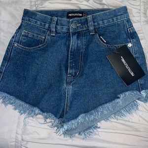 denim shorts